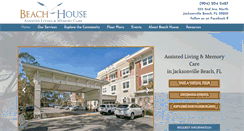 Desktop Screenshot of beachhouseseniorliving.com